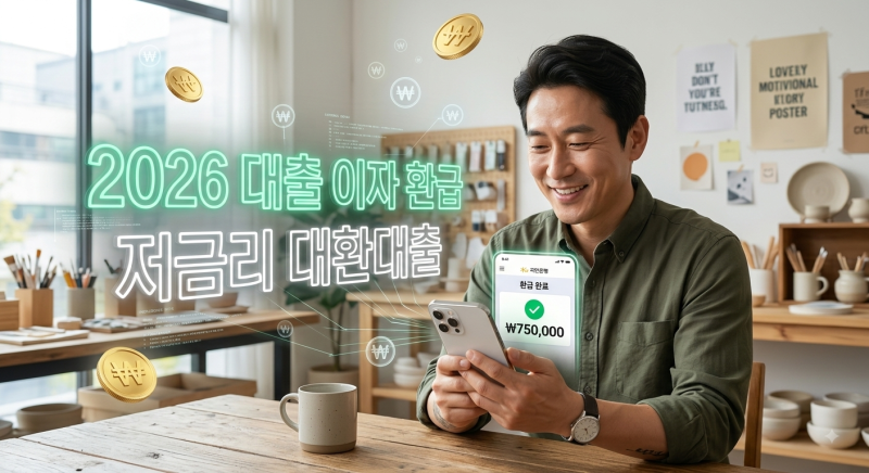 최대 수백만 원 이자 절감! 2026 소상공인·저신용자 대출 이자 환급(캐시백) 총정리
