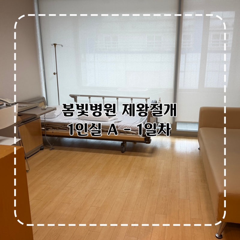 안양 봄빛병원 산부인과 1인실 A 제왕절개 4박5일 상세후기 꿀팁 - 1일차