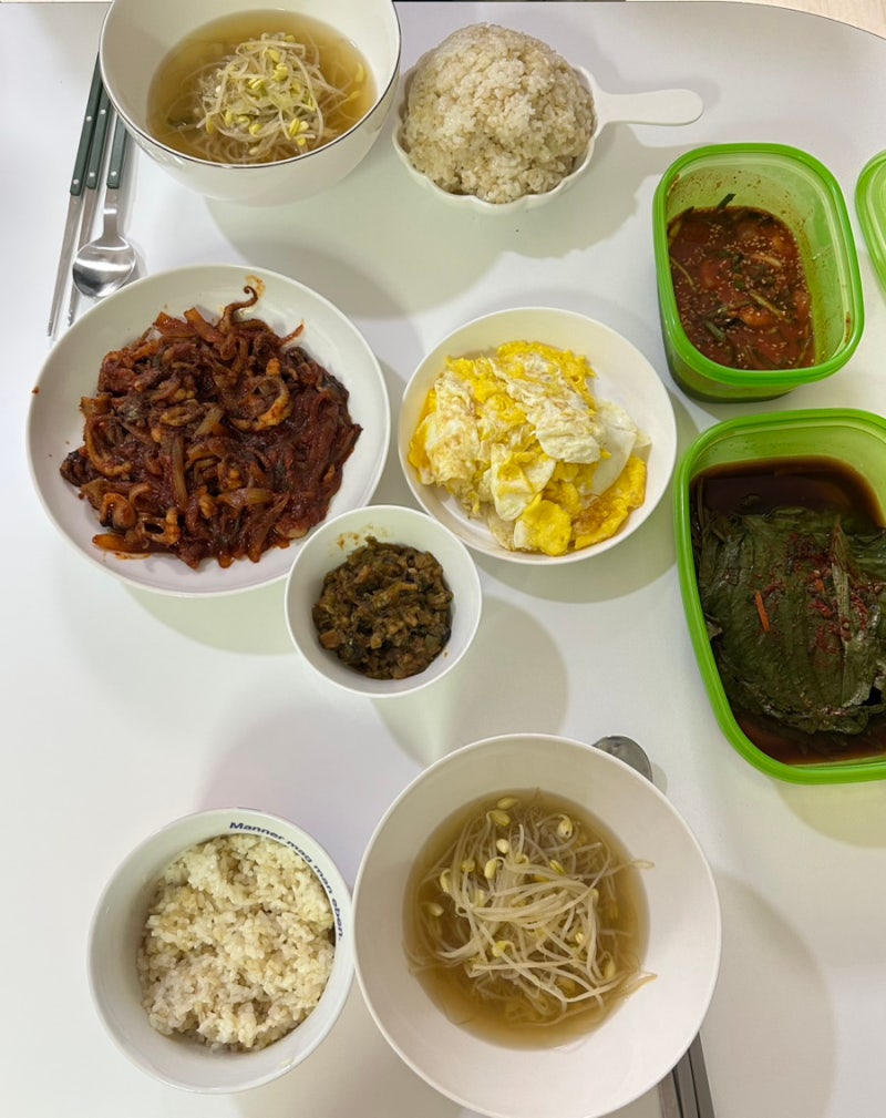 8월 둘째 주 집밥 주간밥상 | 2인 집밥 저녁메뉴 추천 일주일 식단표 ️