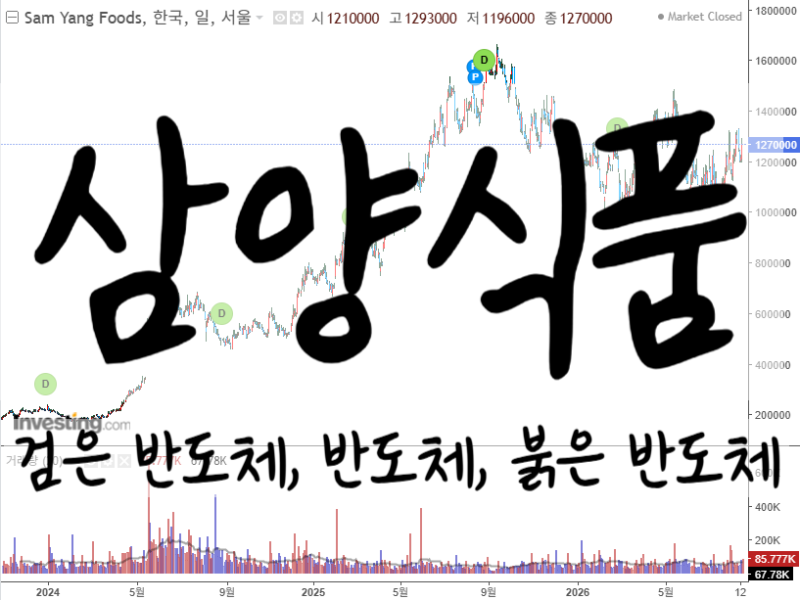 [삼양식품 실적] 더이상 황금주가 아니다? 한국에서 미국으로, 그럼 다음으로 진출할 나라는 ....
