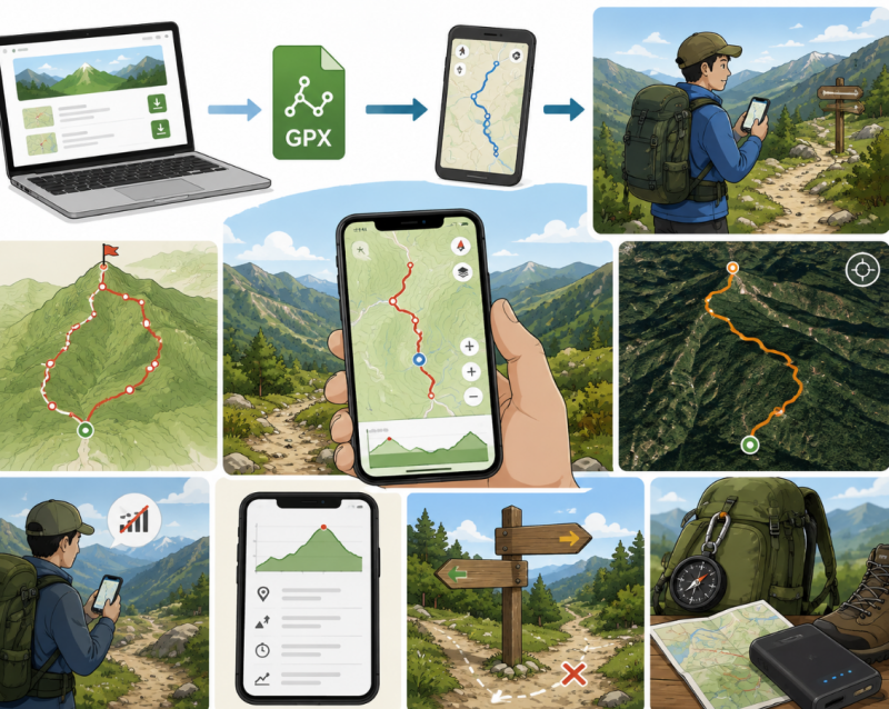 등산 GPX 다운로드｜등산코스 GPX 사용법과 보는법