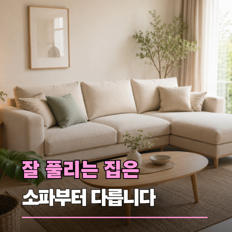 잘 사는 집 거실은 달랐습니다… 풍수에서 먼저 보는 소파 배치