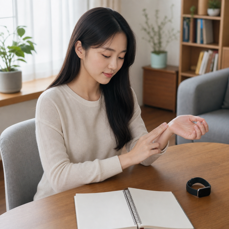 가만히 있는데 심장이 빨리 뛴다면｜안정시 심박수 재는 법과 두근거림 기록법