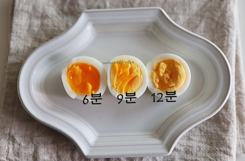 계란 삶는 시간 반숙 완숙 계란 삶는법 꿀팁