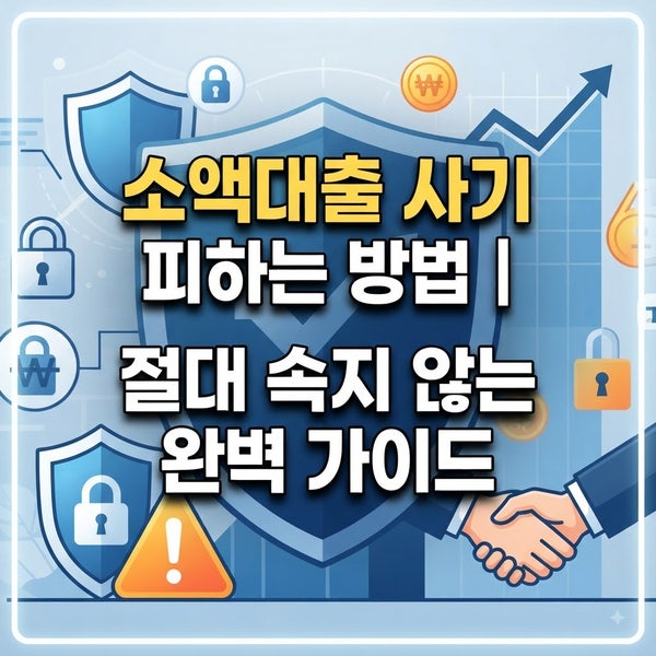 소액대출 사기 피하는 방법｜절대 속지 않는 완벽 가이드