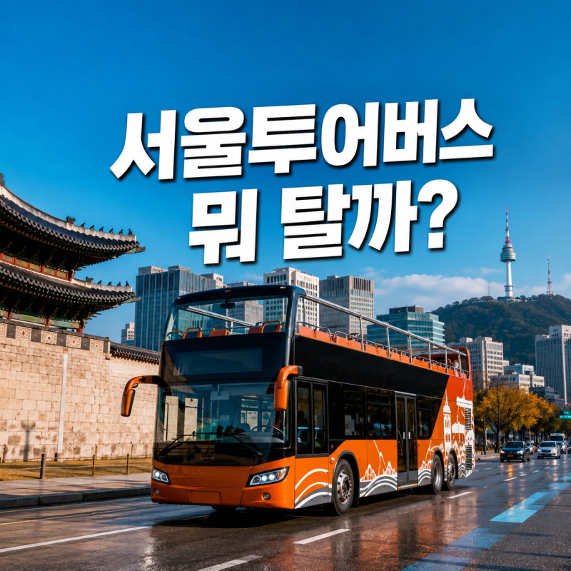 서울투어버스 예약방법·요금, 광화문과 DDP 코스 차이