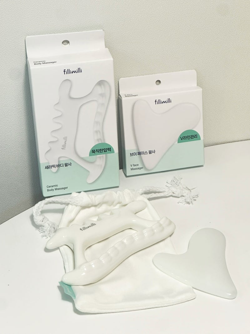 올리브영 괄사 추천! 필리밀리 브이페이스 & 세라믹 바디 괄사 솔직 후기 (사용법, 부기 케어 ....