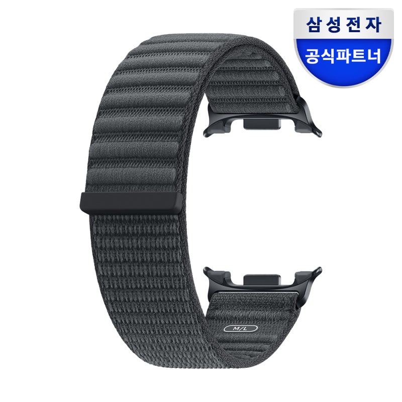 갤럭시 워치 8 9 스트랩 삼성 정품 패브릭 밴드 M L 블랙 사용기
