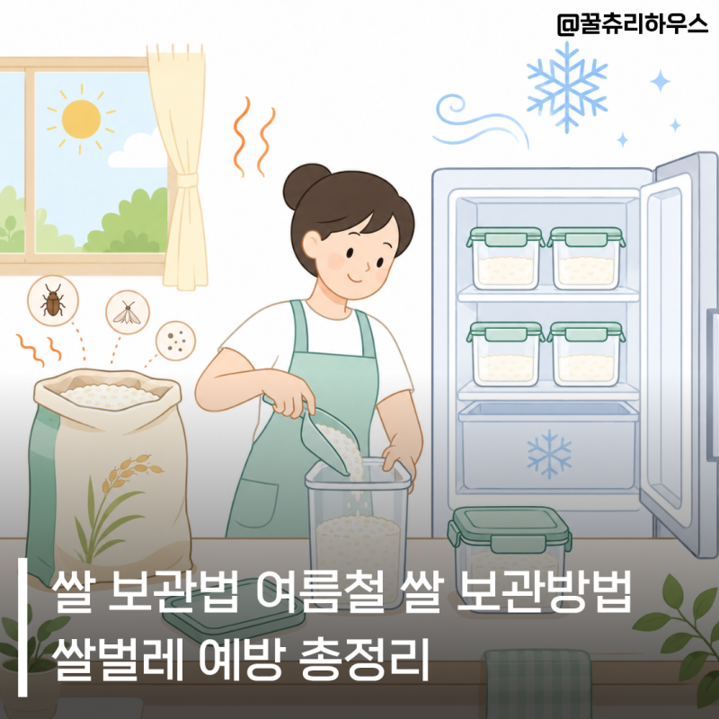 쌀 보관법 여름철 쌀 보관방법 쌀벌레 예방부터 해결방법