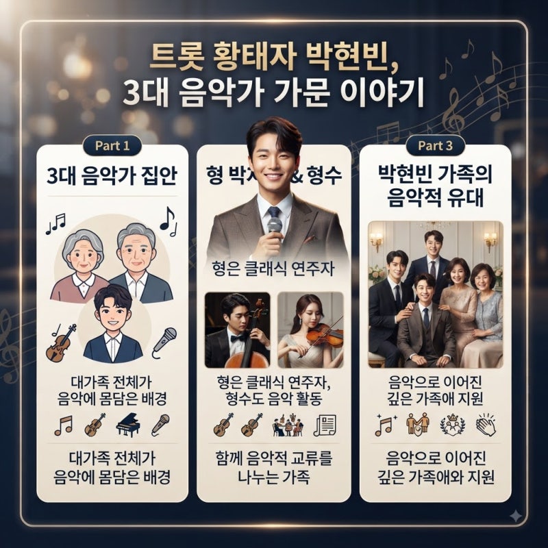 박현빈 아침마당 3대 가족 공개, 형 박지수와 형수까지 이어진 음악가 집안의 실제 이야기