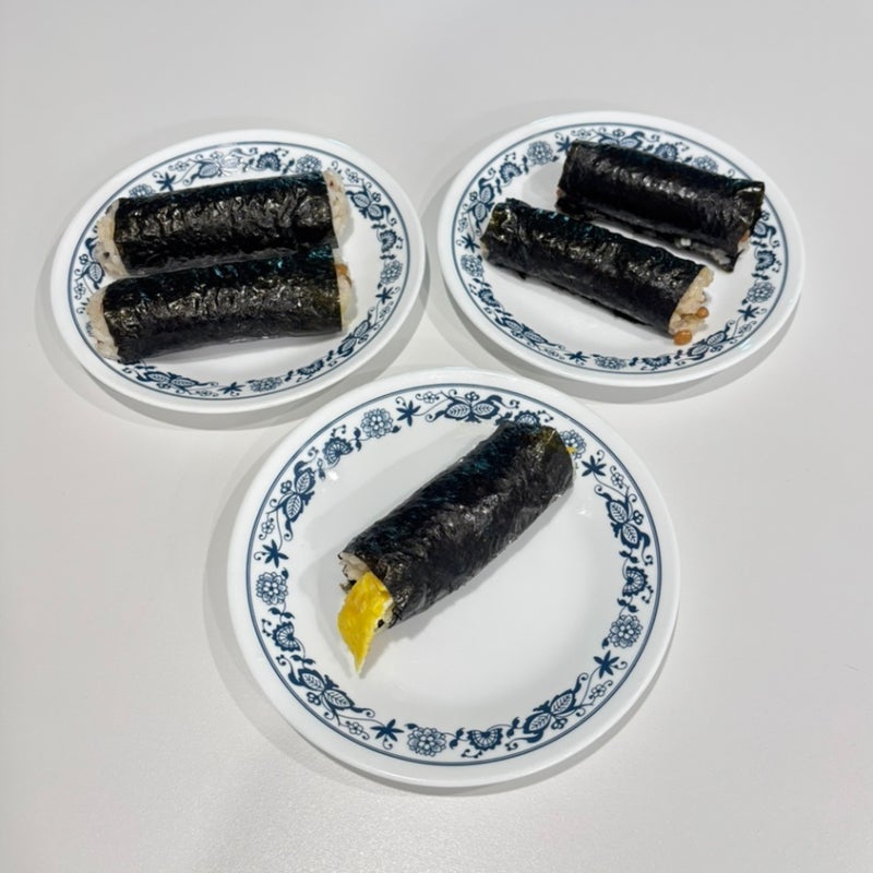 여름 별미요리 #2 낫또김밥 3가지 레시피｜애사비·쯔유·오이계란