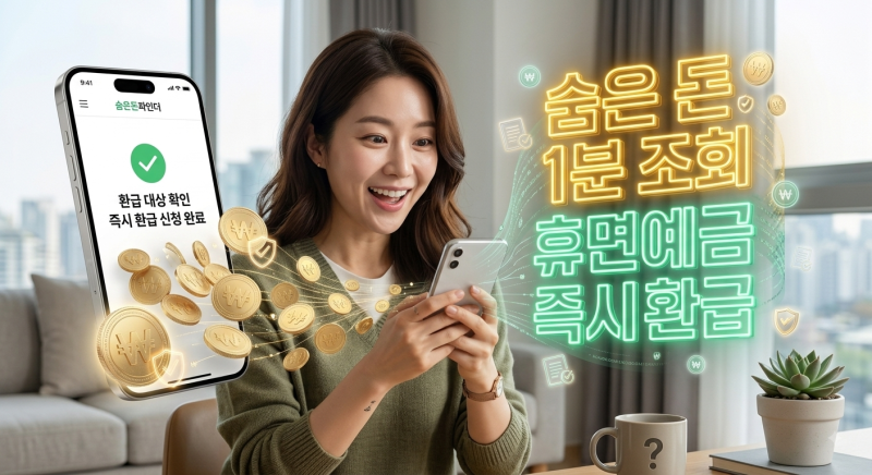 2026 숨은 보험금·휴면예금 찾기 총정리! '내계좌한눈에' 1분 환급 및 조회 꿀팁