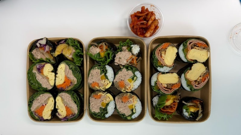 서울 성수ㅣ식물원 김밥 성수점ㅣ식물원 김밥 메뉴 추천ㅣ포장 및 배달 후기ㅣ종류별로 맛....