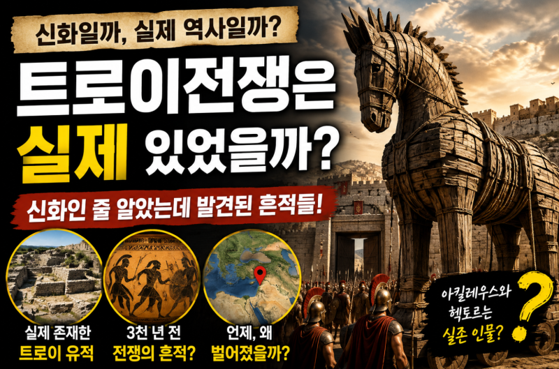 트로이전쟁 실제 있었을까? 신화인 줄 알았는데 발견된 흔적들