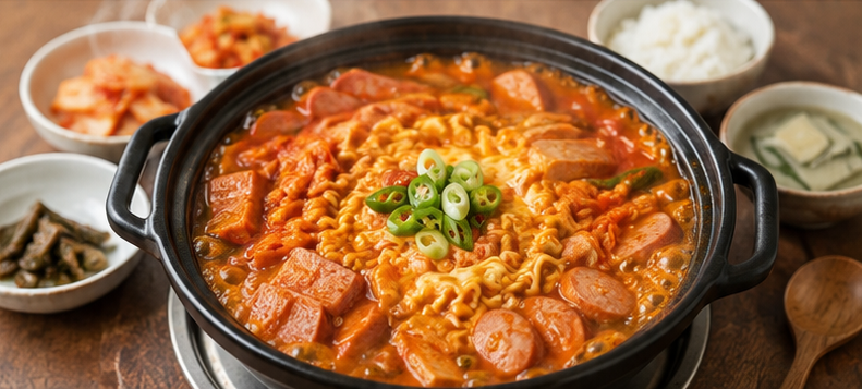 [부대찌개 황금레시피] 사골육수로 진하고 얼큰하게 끓이는 법