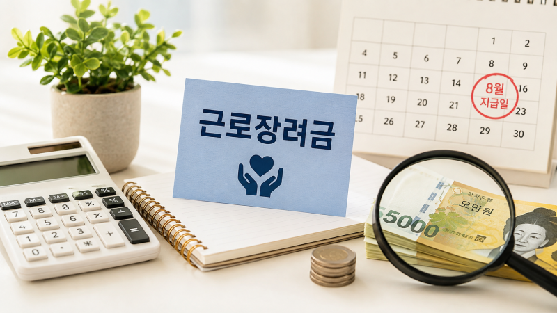 근로장려금 예상보다 적게 들어온다면? 8월 지급 전 꼭 확인하세요