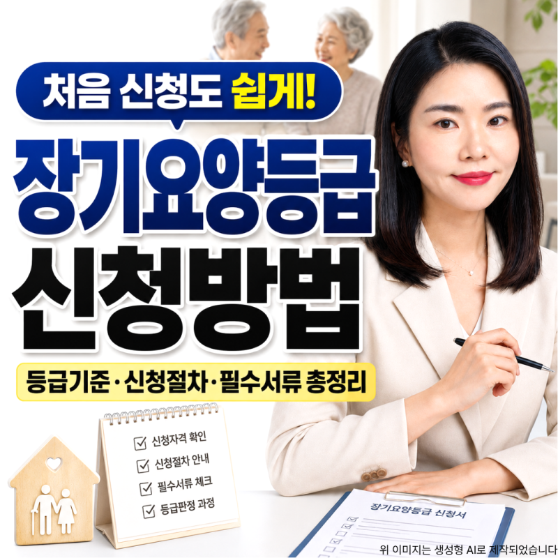 장기요양등급 신청방법부터 등급판정까지 한번에 이해하기