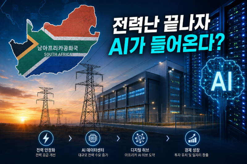 남아공이 다시 뜬다? 전력난 끝나자 AI