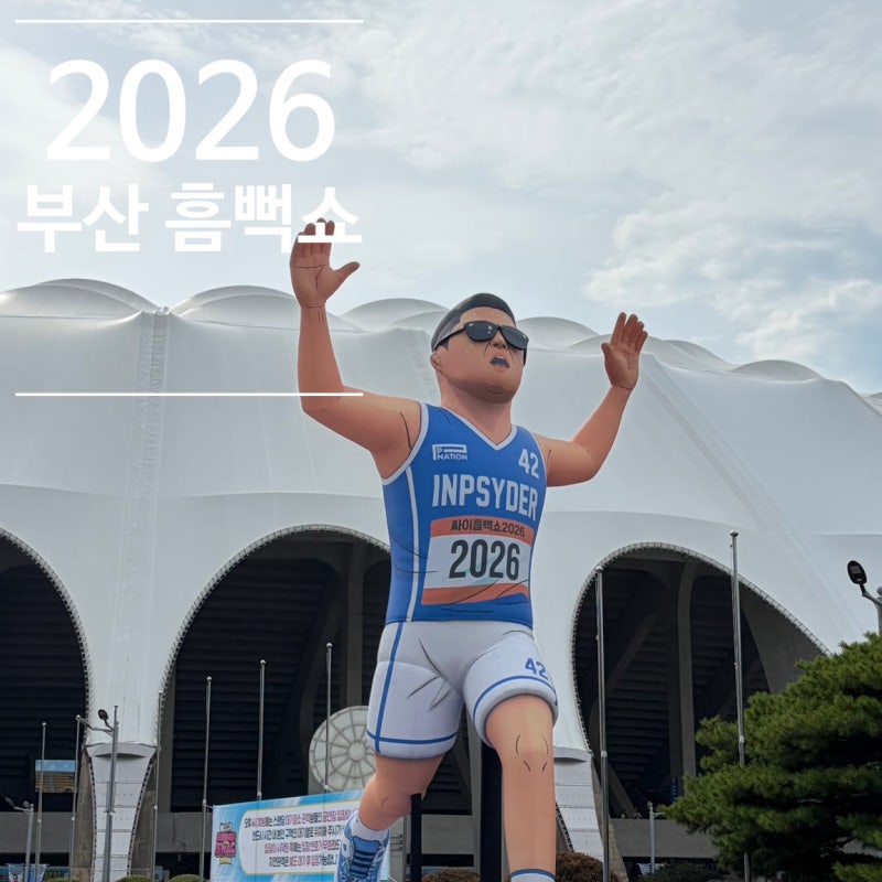 2026 싸이 흠뻑쇼 부산 스탠딩 라 첫공 후기