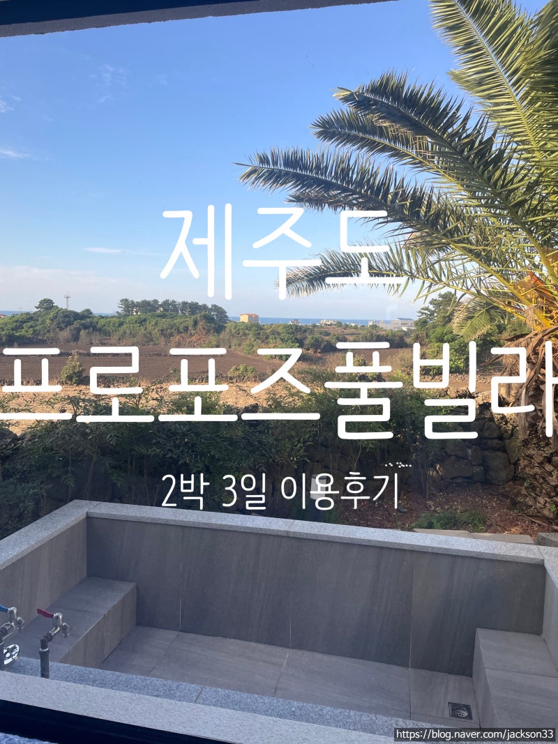 제주여행｜제주 동쪽 구좌 숙소, 세화해수욕장 근처 제주 프로포즈풀빌라에서 보낸 2박3일 ....