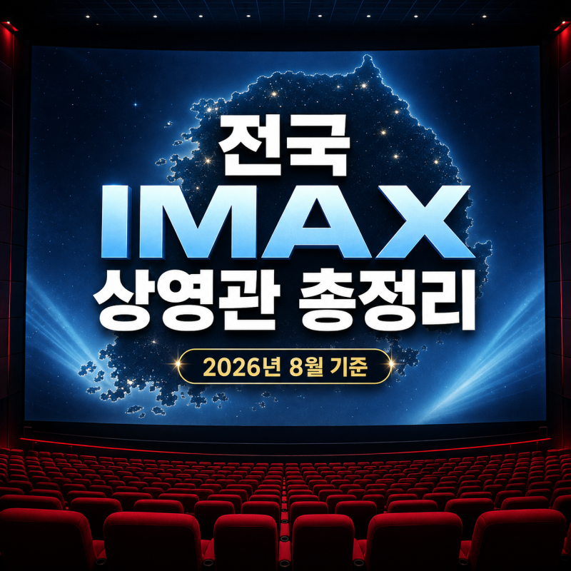 전국 IMAX 상영관 현황 총정리 (2026년 8월 기준)