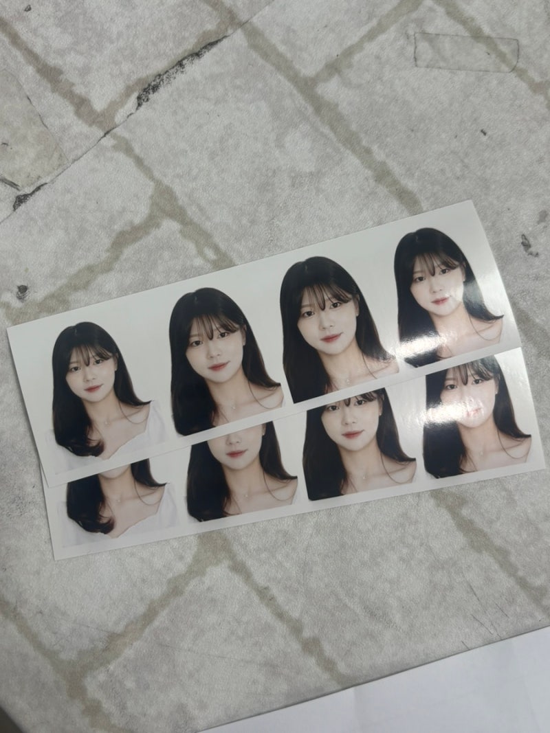 다이소 증명사진 2천원 | 폴라폴라 인화 방법 , 운전면허 사진규격(앞머리, 눈썹)
