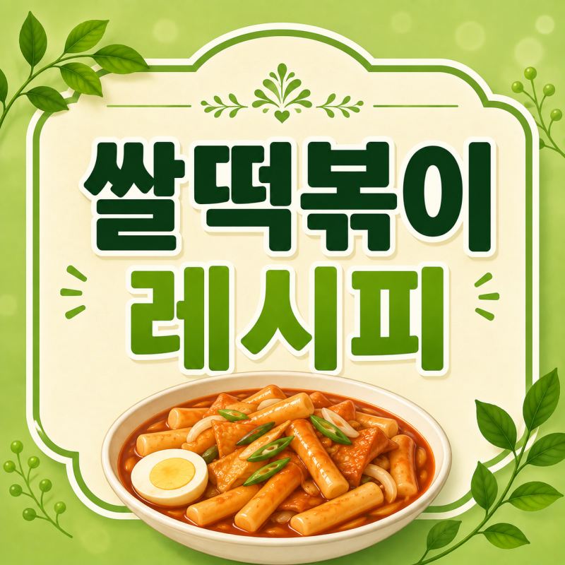 쌀떡볶이 만들기 | Korean Rice Cake Tteokbokki Recipe