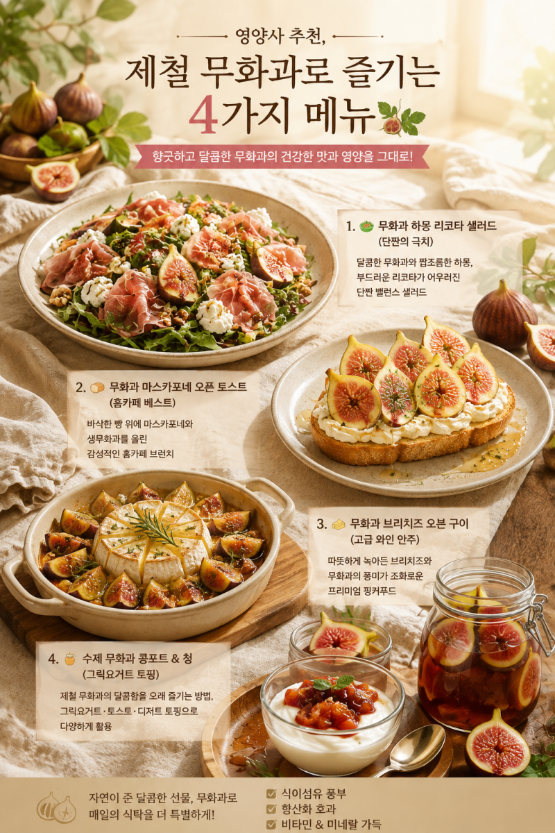 "초록색인데 다 익은 무화과 맞나?" 청무화과 vs 일반 무화과 차이점과 레시피 정리.(클레오파....