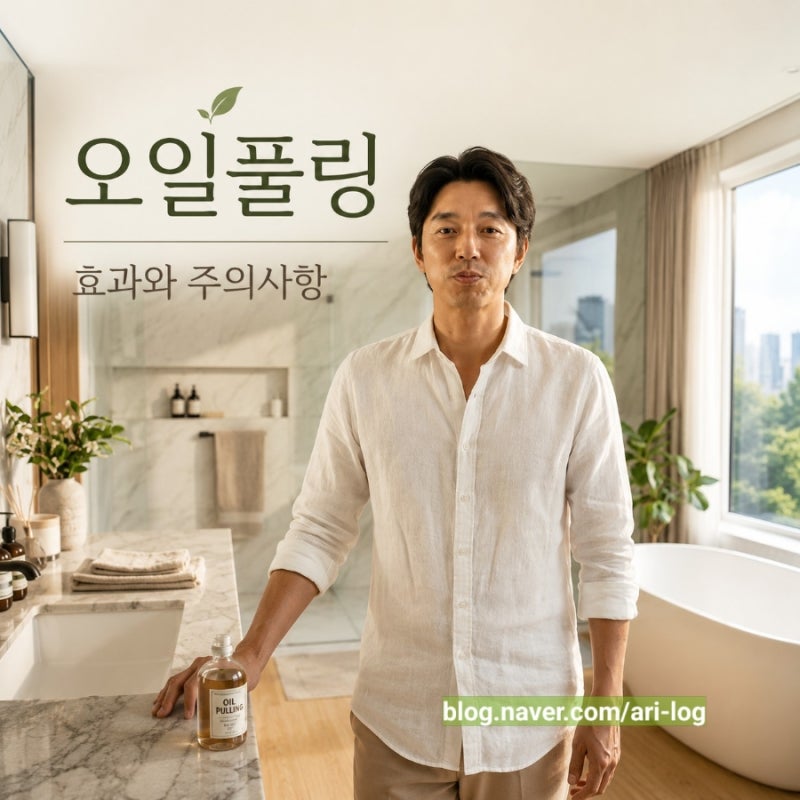 [연예인 아침루틴] 치과의사도 권하는 오일풀링 효과 및 주의사항