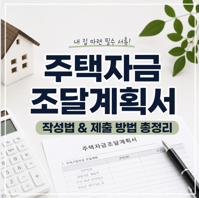 자금조달계획서 작성법 및 제출서류 준비 (청약 당첨 예비신혼부부의 차용증 작성팁)