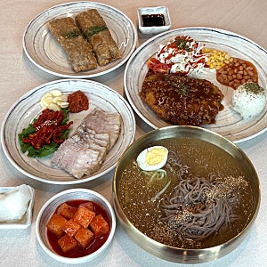 [안산 중앙동]_안산 시청 맛집 ‘의령메밀집’ 냉소바 보쌈 정식, 돈까스, 메밀전병