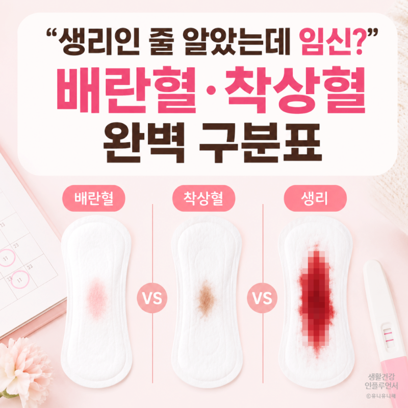 배란혈 착상혈 생리 차이, 배란일 계산법과 가임기 임신 확률 높은 타이밍