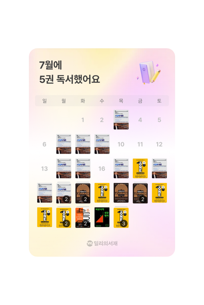 출퇴근 30분으로 퇴사까지 해낸 방법 (밀리의 서재 & 추천 도서 5선)