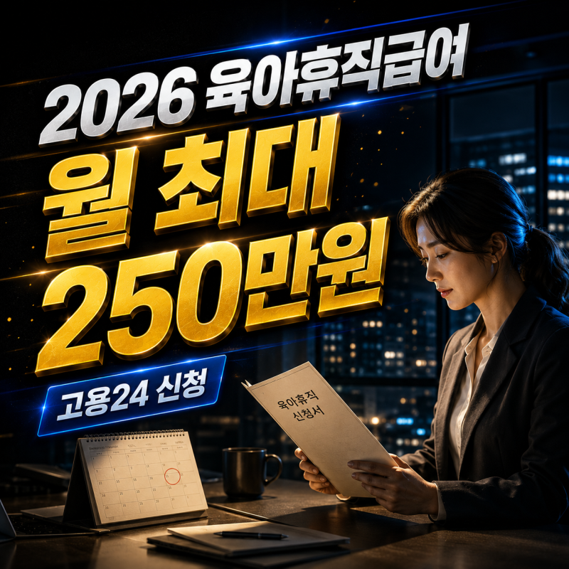 2026 육아휴직급여 조건·금액·신청방법｜월 최대 250만원·고용24 서류_02