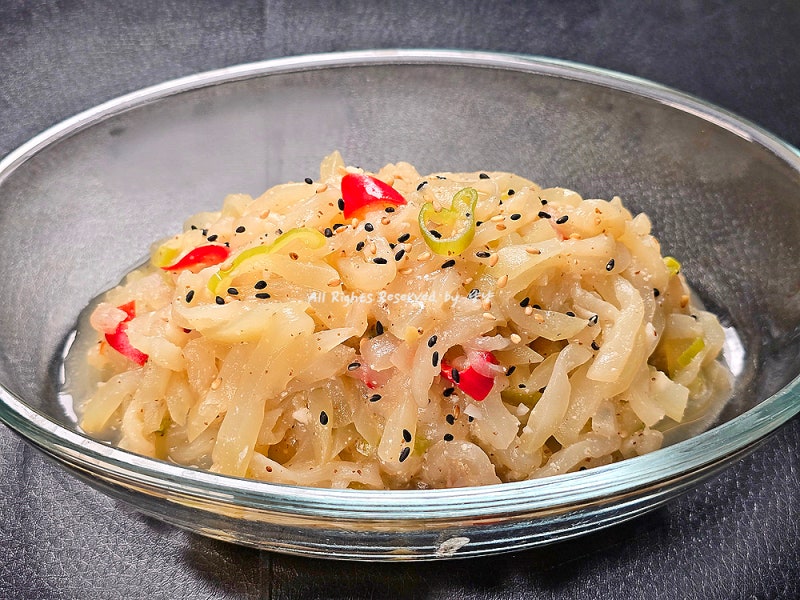 들깨 박나물볶음 레시피 박 손질법 쓴맛없이 박볶음 만드는법