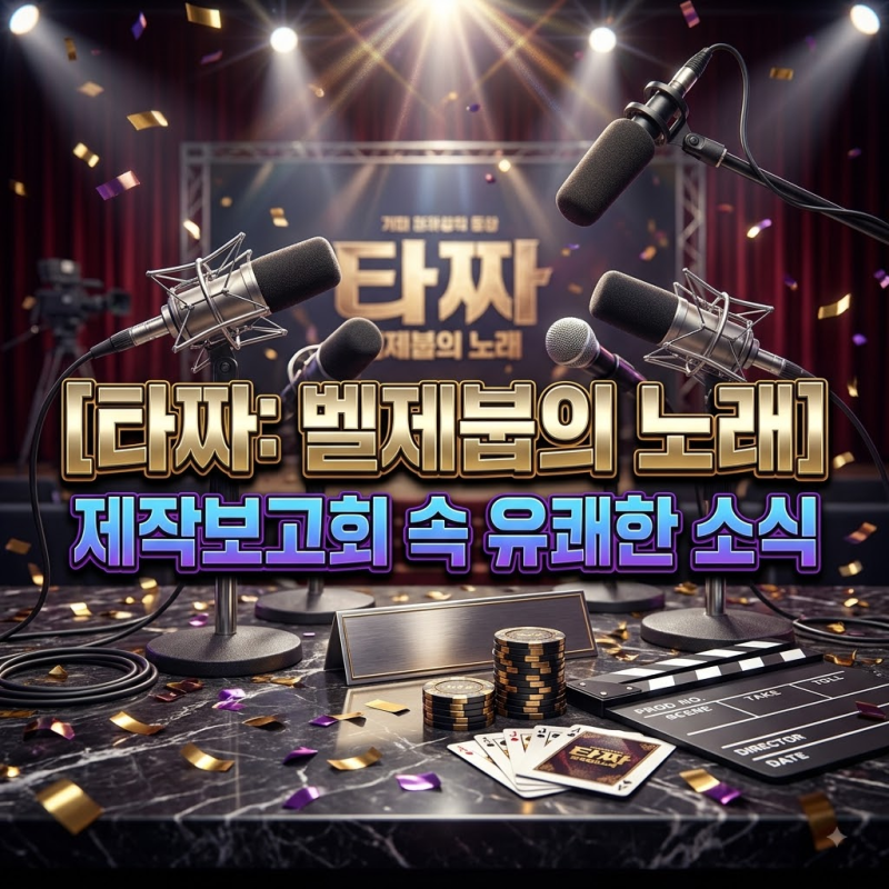 타짜 벨제붑의 노래 제작보고회 속 임세미와 배우들의 유쾌한 소식