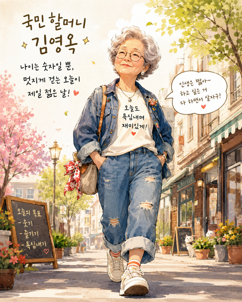 '국민 할머니' 탤런트 김영옥이 아름다운 이유