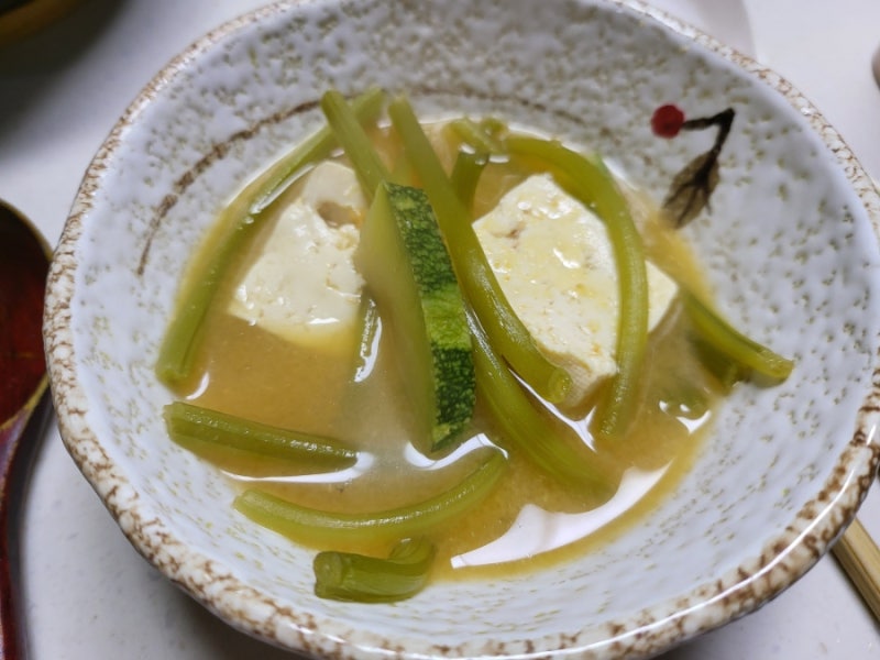 고구마줄기 된장찌개