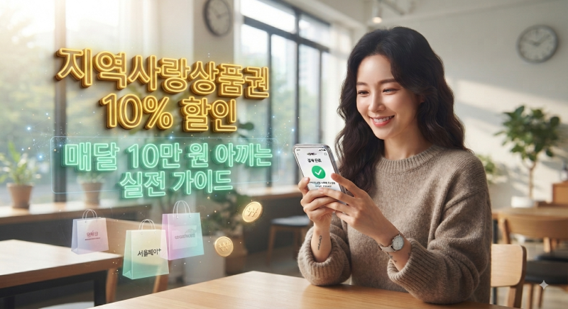 2026 지역사랑상품권 10% 할인 총정리! 매달 고정비 10만 원 아끼는 지역화폐 실전 가이드