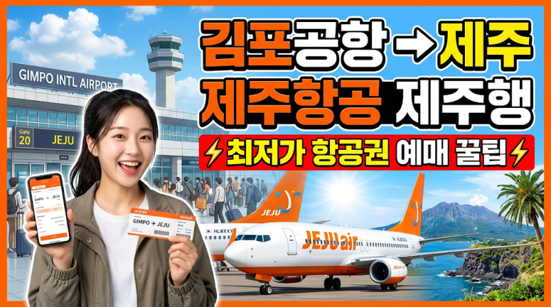 Gimpo Airport to Jeju: Tips for Booking the Cheapest Jeju Air Tickets