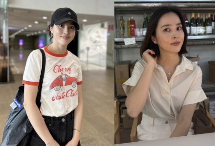 한혜진 딸, 11살 맞아? 엄마 키 따라잡은 폭풍성장…기성용 유전자 눈길