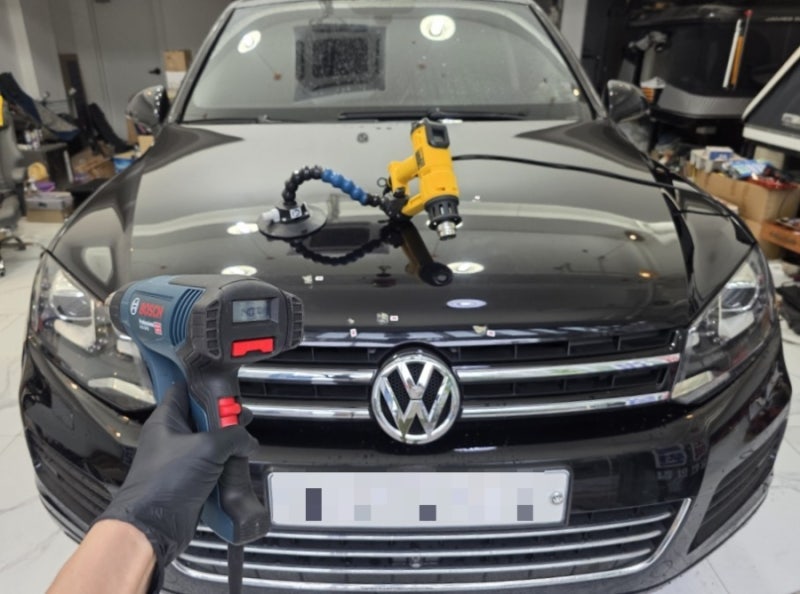 수입자동차 붓펜터치업 레벨링시 벤츠 bmw 본넷 보닛 후드 돌빵 스톤칩 도색 까짐 페인트 벗....