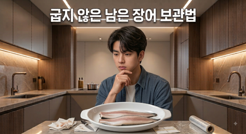 [생장어 보관법] 굽지 않은 남은 장어, 손질부터 냉동까지 완벽 정리!