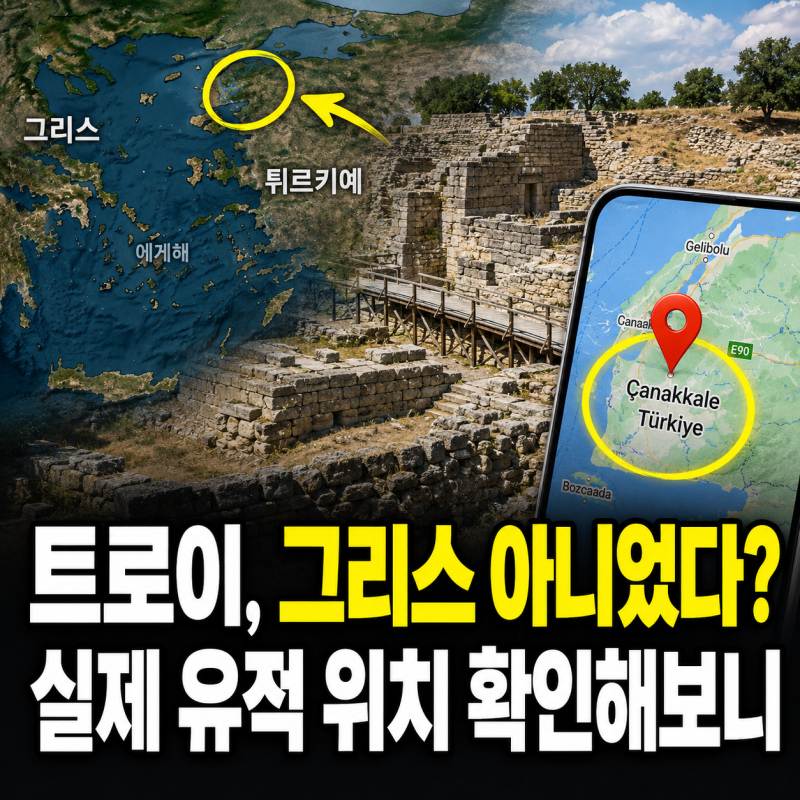 트로이 위치, “그리스 신화 속 도시인 줄 알았는데…” 실제 유적은 현재 튀르키예 차나칼....