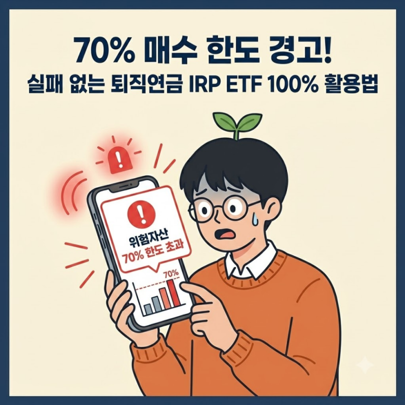 DC형 퇴직연금 IRP ETF 위험자산 70 안전자산 30 완벽 활용 가이드