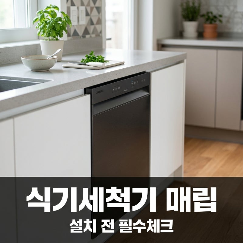매립형 식기세척기 설치 전 필수 체크리스트 및 제품별 가격 비교 가이드
