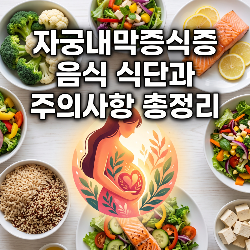 자궁내막증식증 음식, 무엇을 먹고 무엇을 줄여야 할까? 식단과 주의사항 총정리