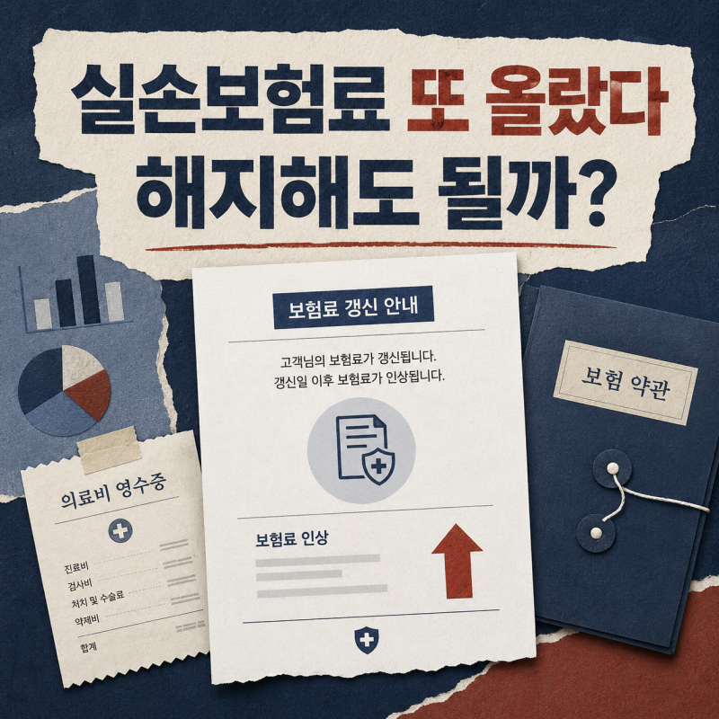 실손보험료 계속 오르는데 유지해야 할까? 50대 해지 전 1·4·5세대 비교
