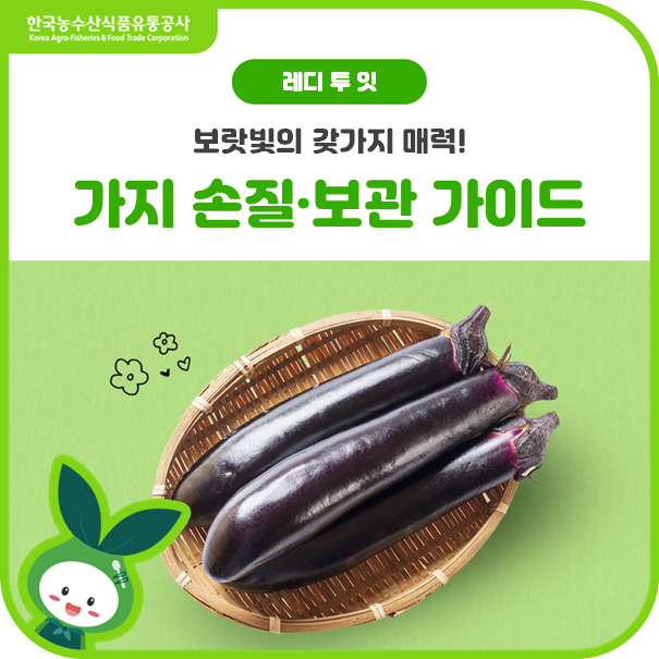 냉장고에 그냥 넣지 마세요!가지 보관법과 손질법⭐