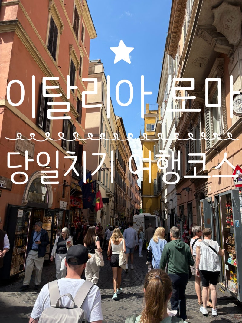 로마 당일치기 여행코스｜콜로세움부터 트레비 분수까지 하루 만에 로마 여행하기